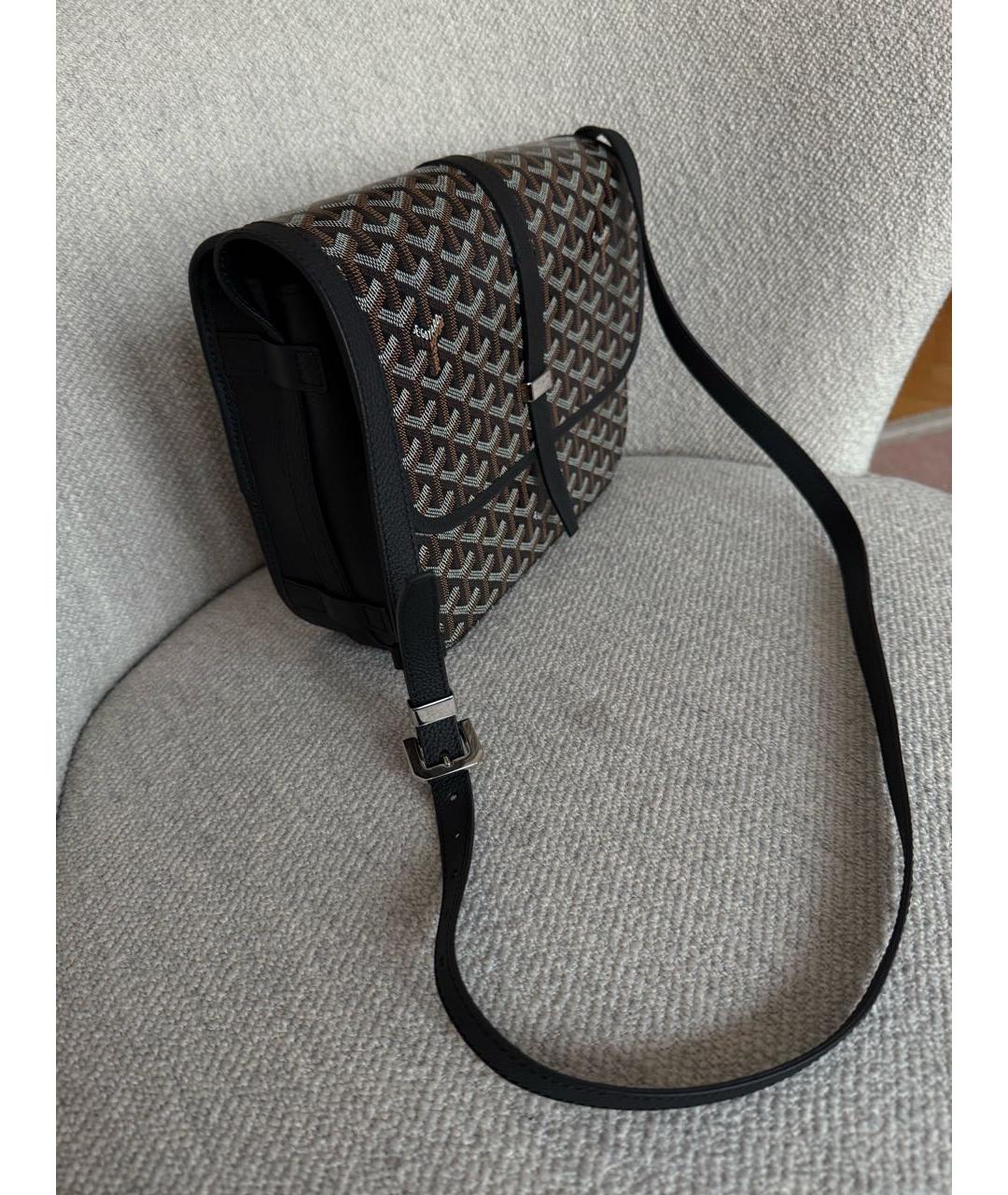 GOYARD Коричневая сумка на плечо, фото 2