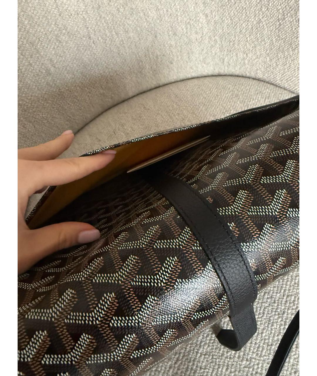 GOYARD Коричневая сумка на плечо, фото 8