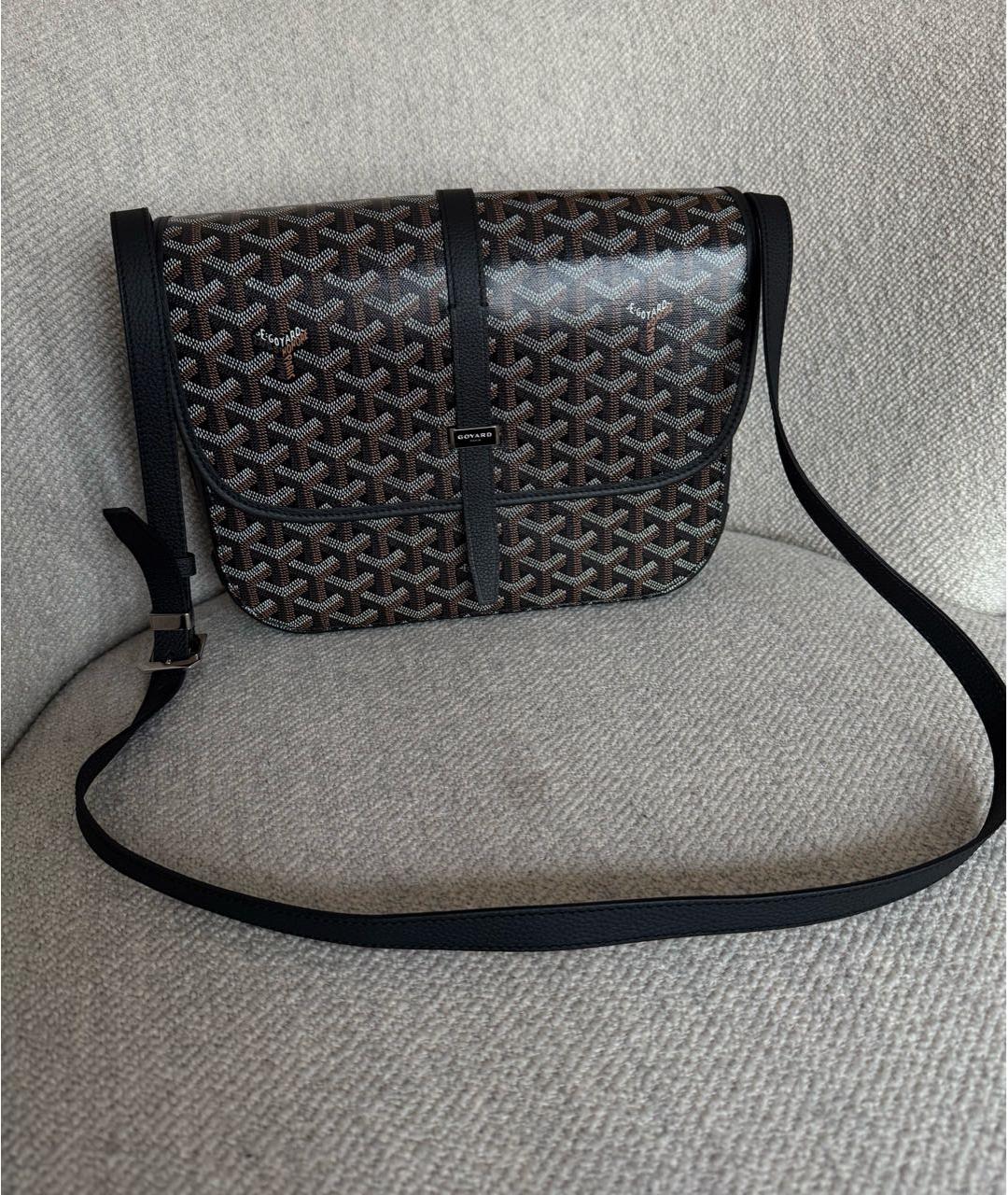 GOYARD Коричневая сумка на плечо, фото 9