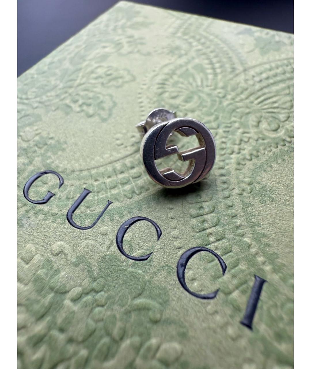 GUCCI Серебряные серебряные серьги, фото 2
