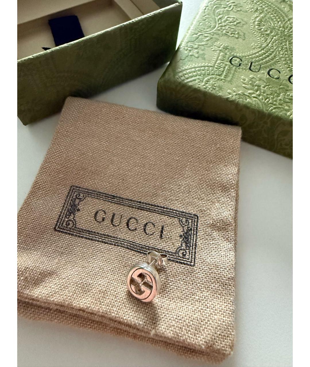 GUCCI Серебряные серебряные серьги, фото 4