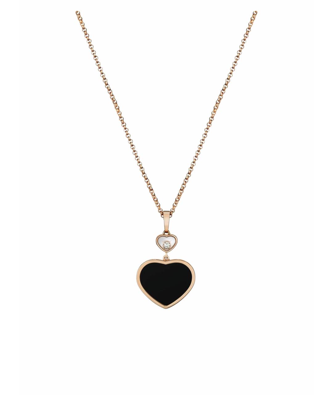 CHOPARD Желтая подвеска из розового золота, фото 1