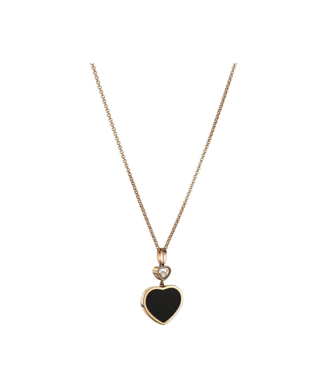 CHOPARD Желтая подвеска из розового золота, фото 2