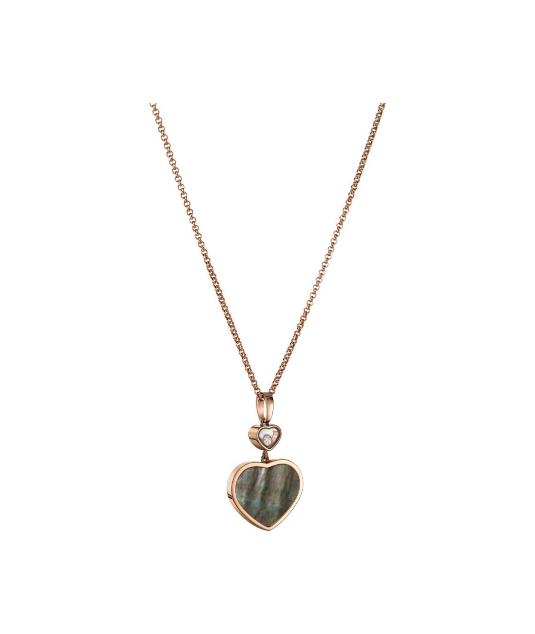 CHOPARD Желтая подвеска из розового золота, фото 2