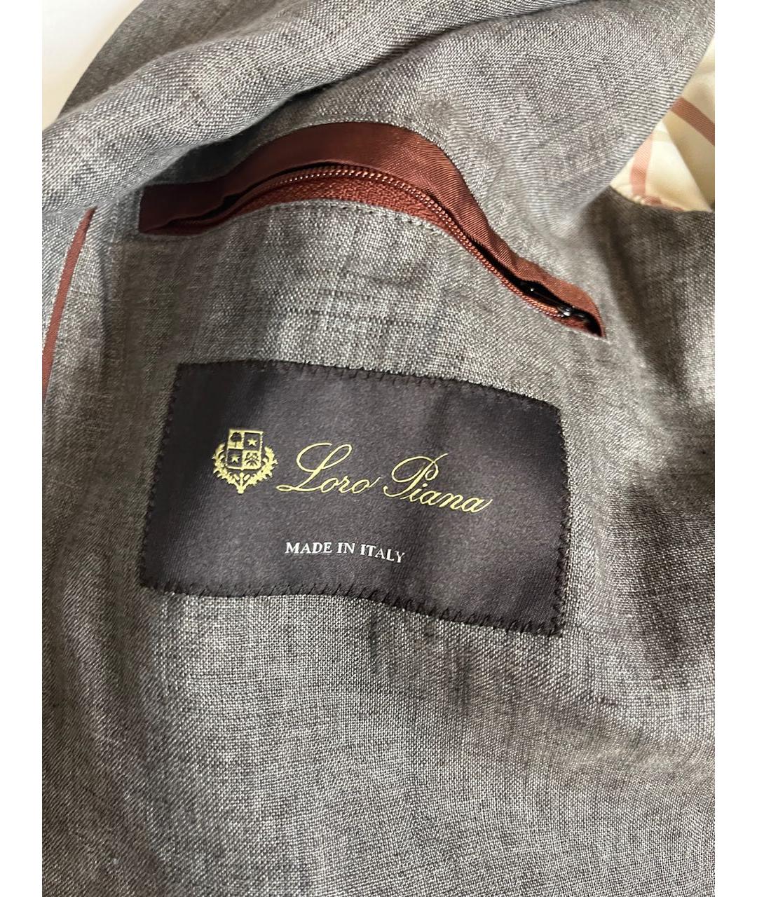 LORO PIANA Антрацитовая куртка, фото 3
