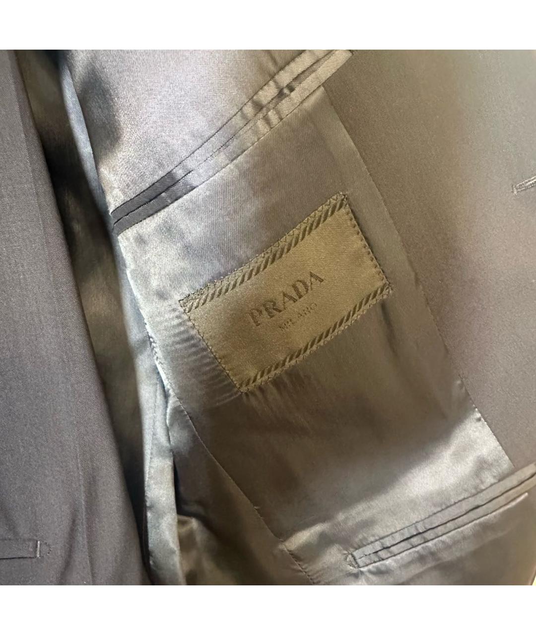PRADA Синий классический костюм, фото 5