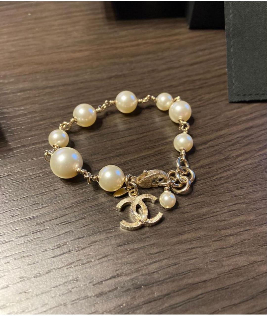 CHANEL Бежевый браслет, фото 4