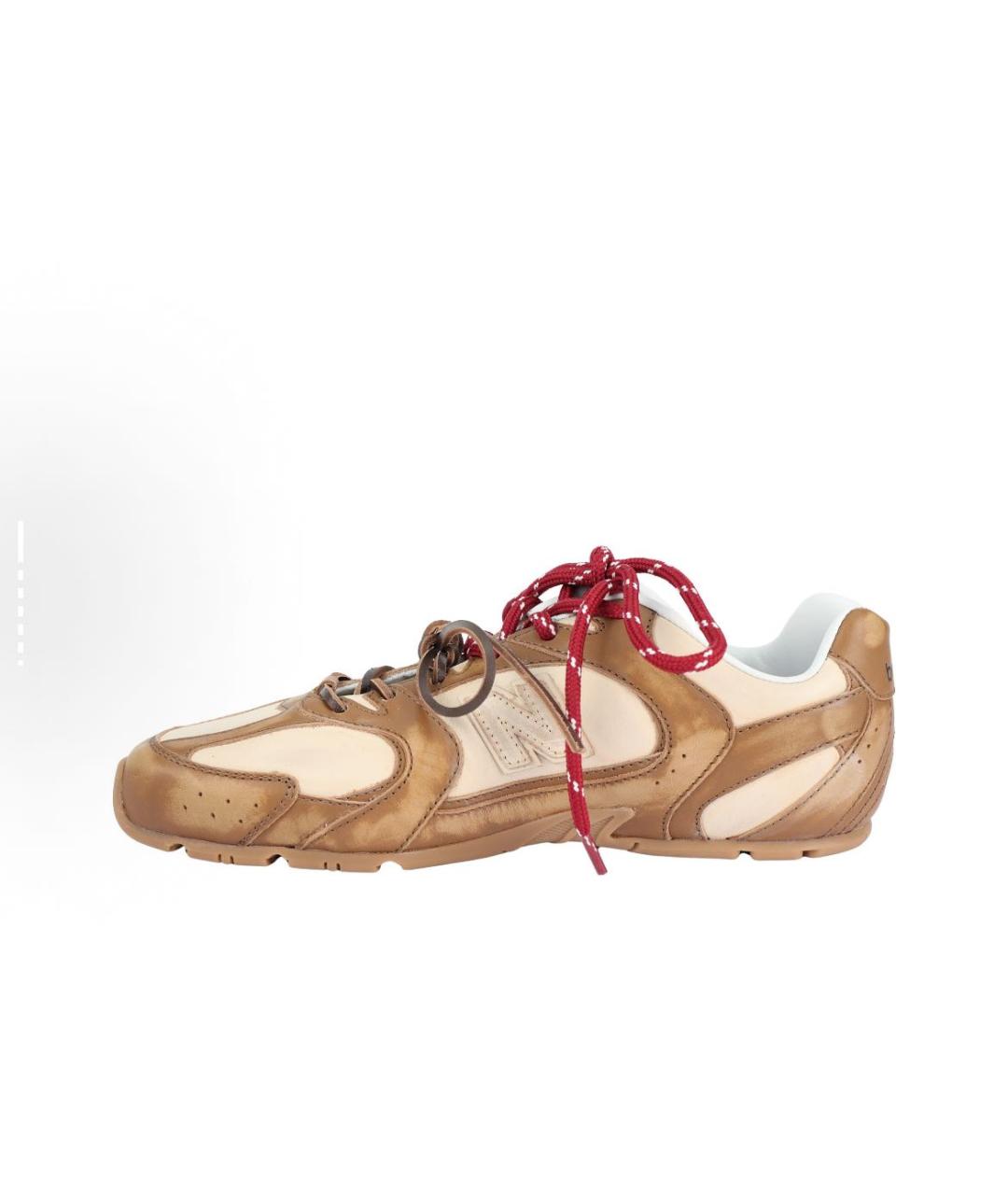 MIU MIU Кожаные кеды, фото 2