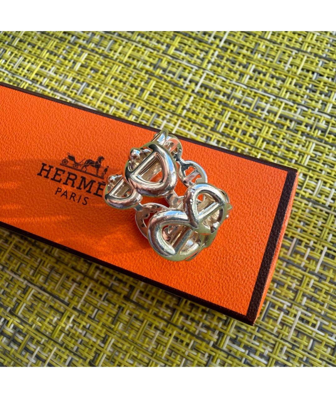HERMES Серебряное серебряное кольцо, фото 5