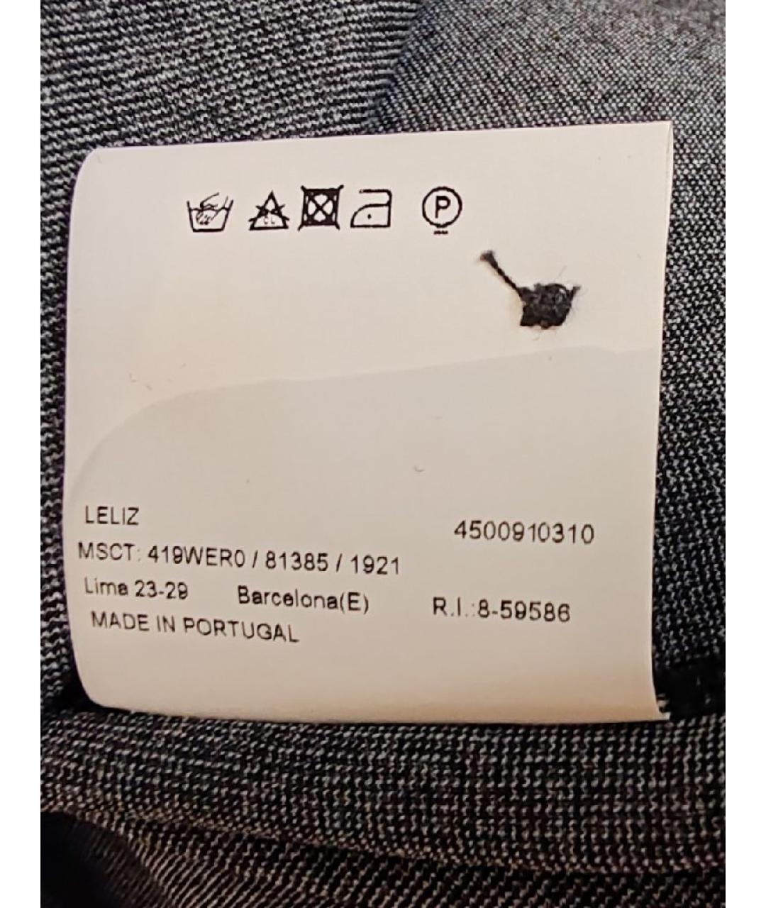 BURBERRY Антрацитовое вискозное повседневное платье, фото 9