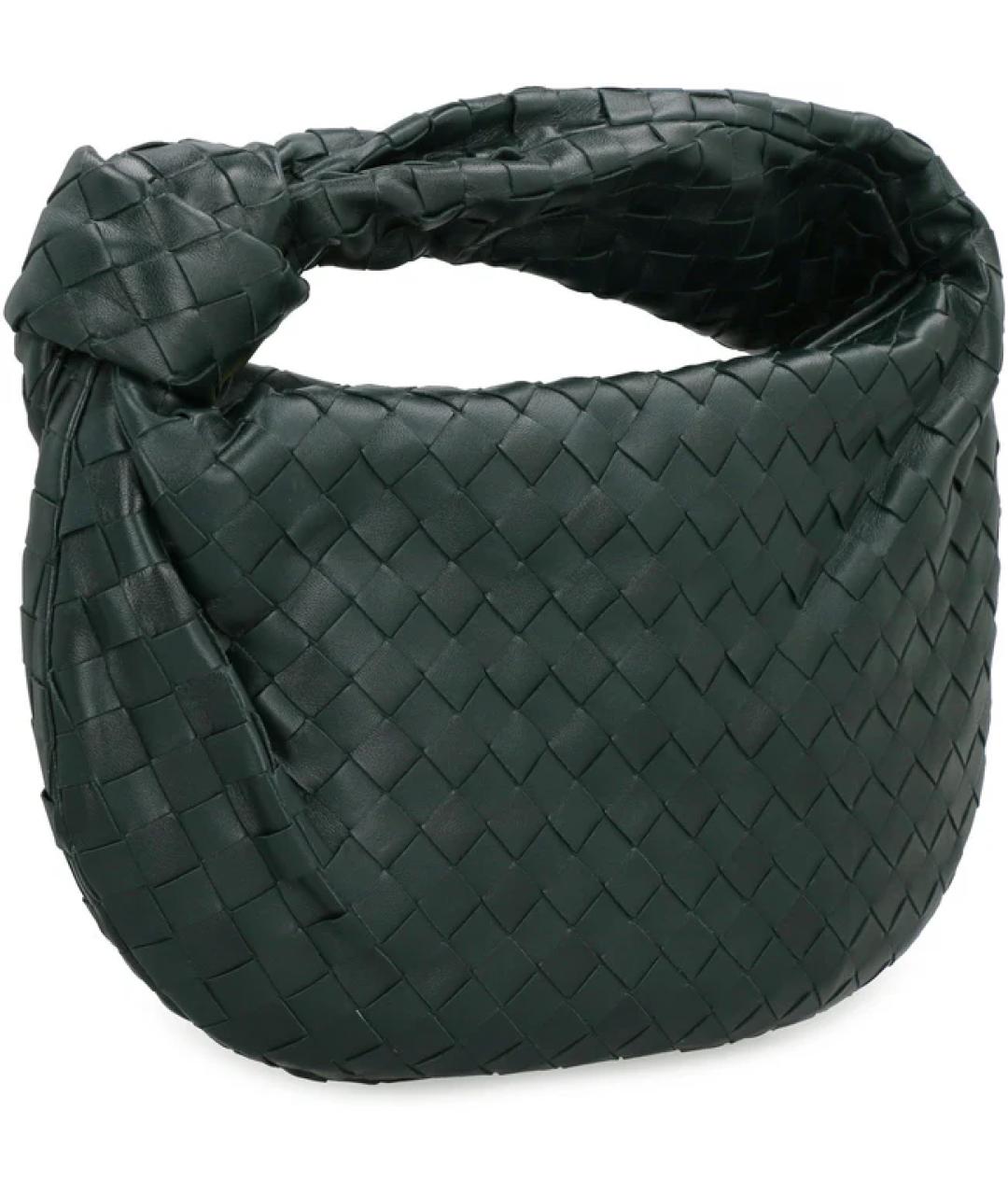 BOTTEGA VENETA Зеленая кожаная сумка через плечо, фото 2