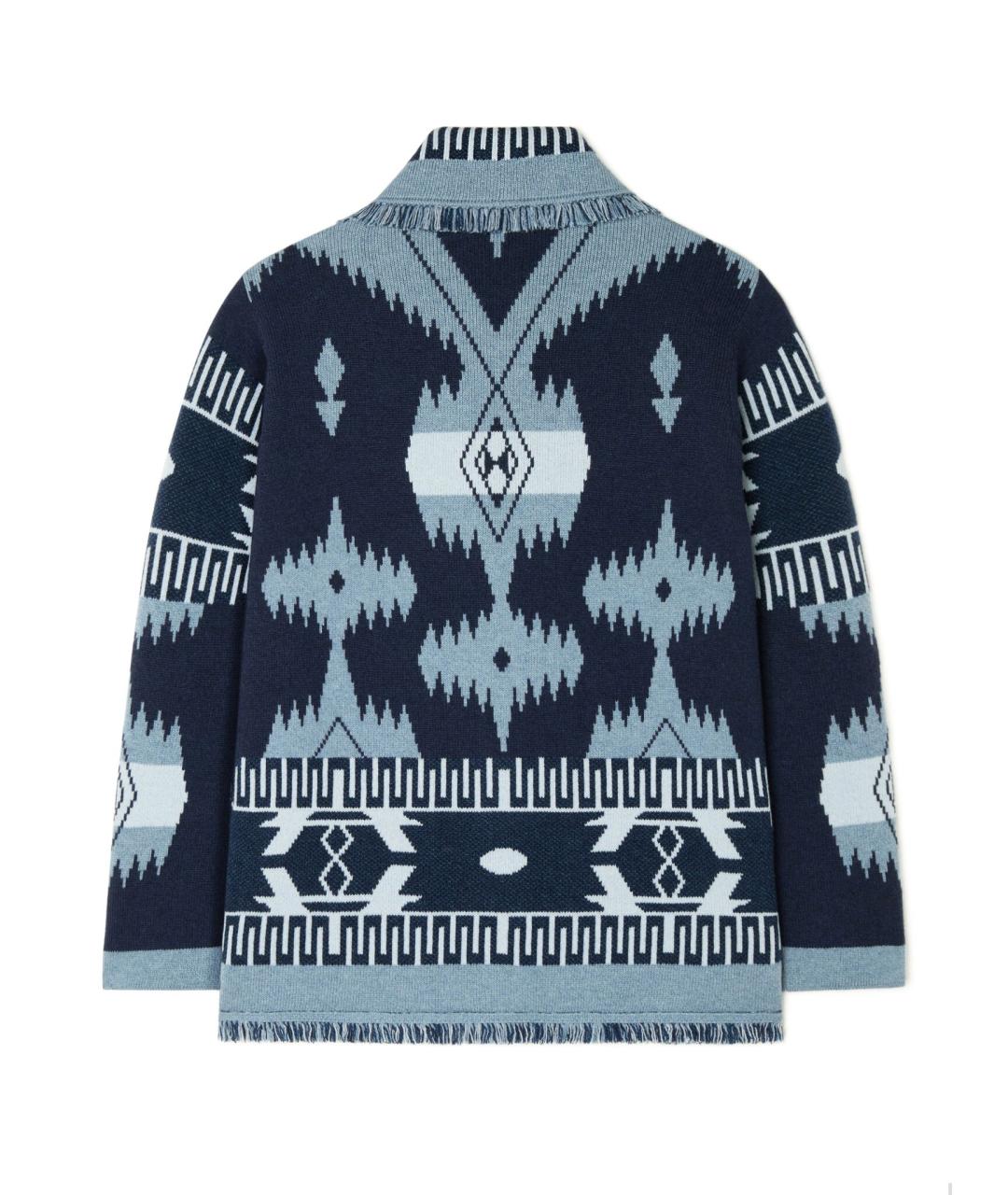 ALANUI Синий кашемировый кардиган, фото 3