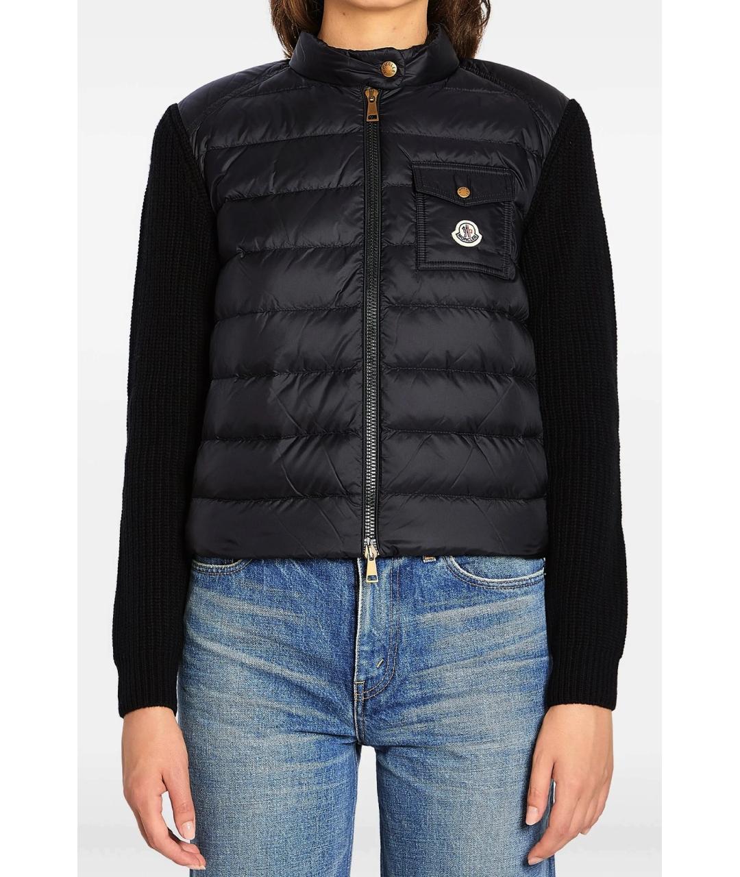 MONCLER Черный кардиган, фото 2