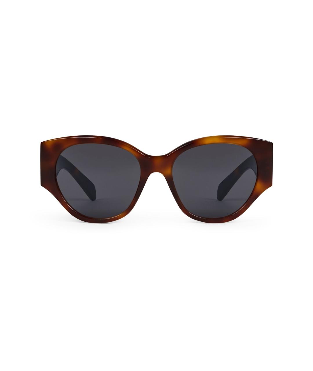 CELINE Коричневые солнцезащитные очки, фото 1