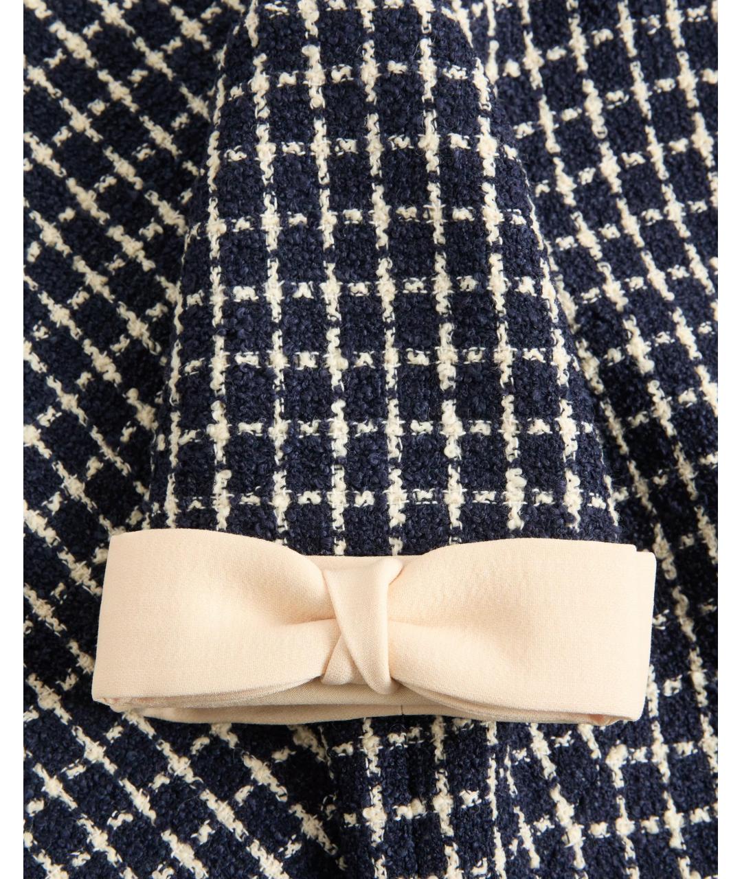 VALENTINO Мульти шерстяное повседневное платье, фото 4