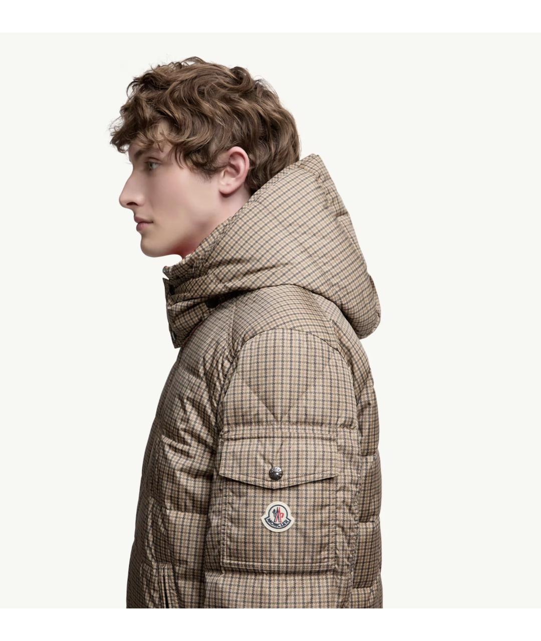 MONCLER Мульти полиамидовый пуховик, фото 3