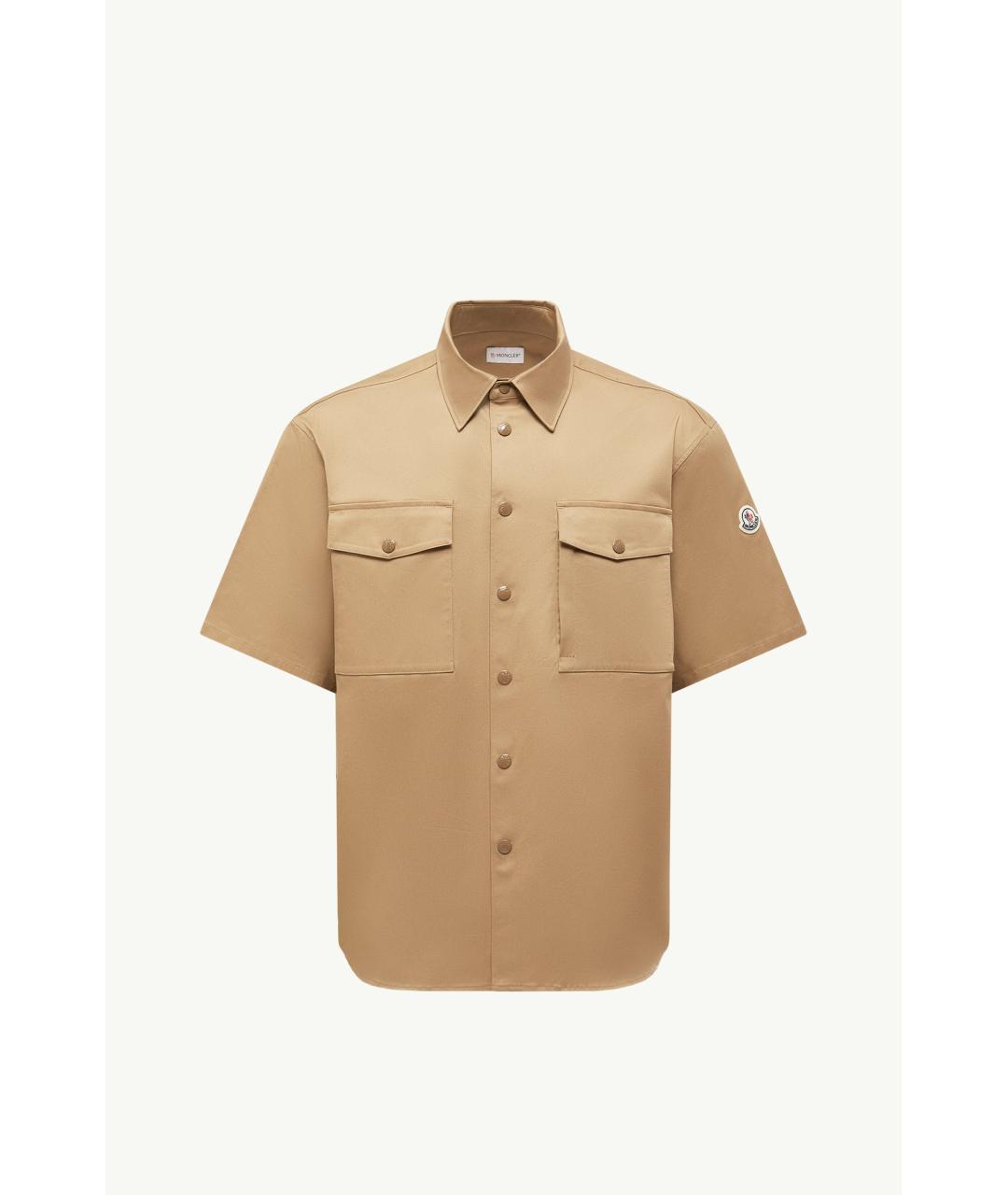 MONCLER Бежевая кэжуал рубашка, фото 2
