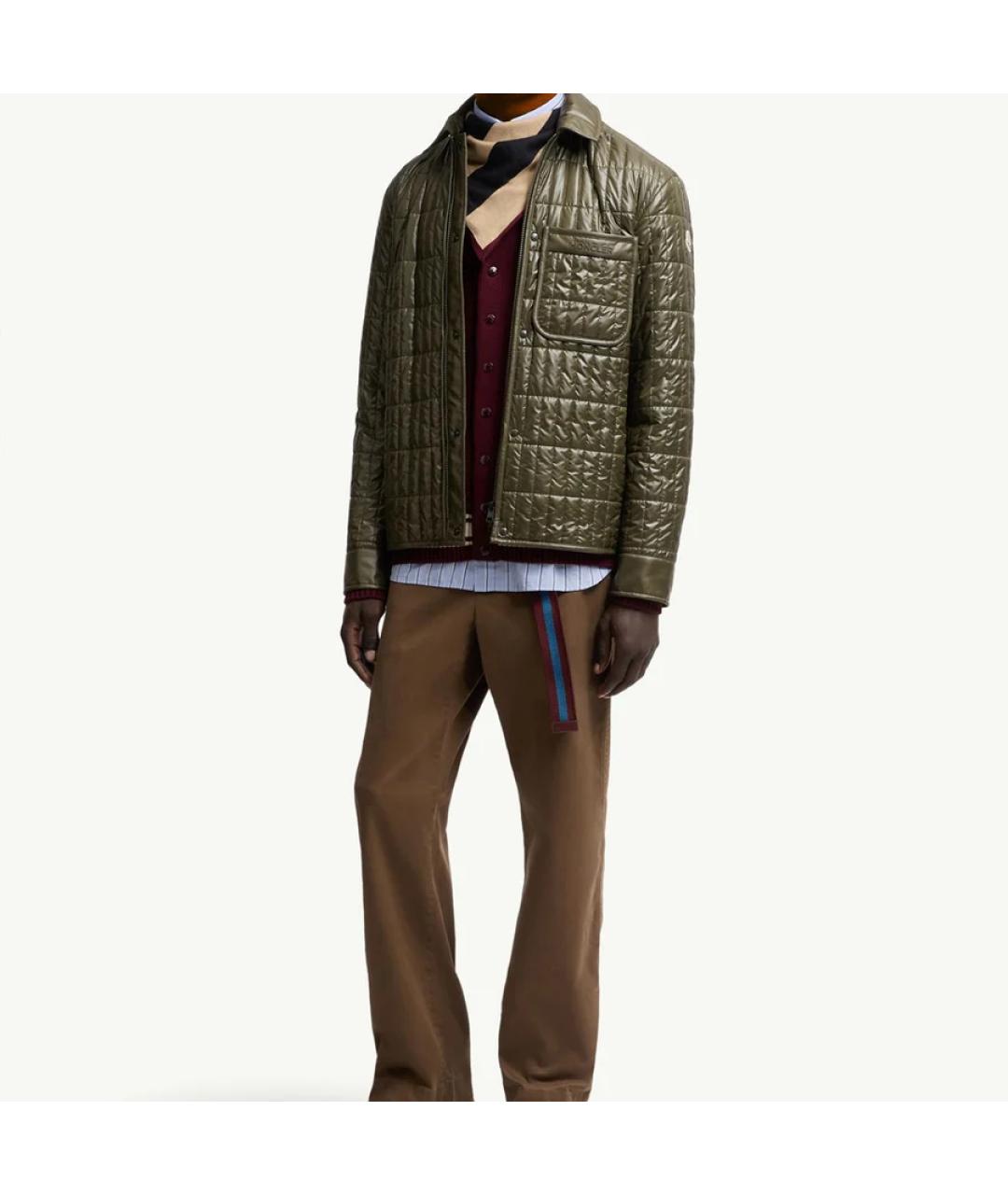 MONCLER Зеленая куртка, фото 3