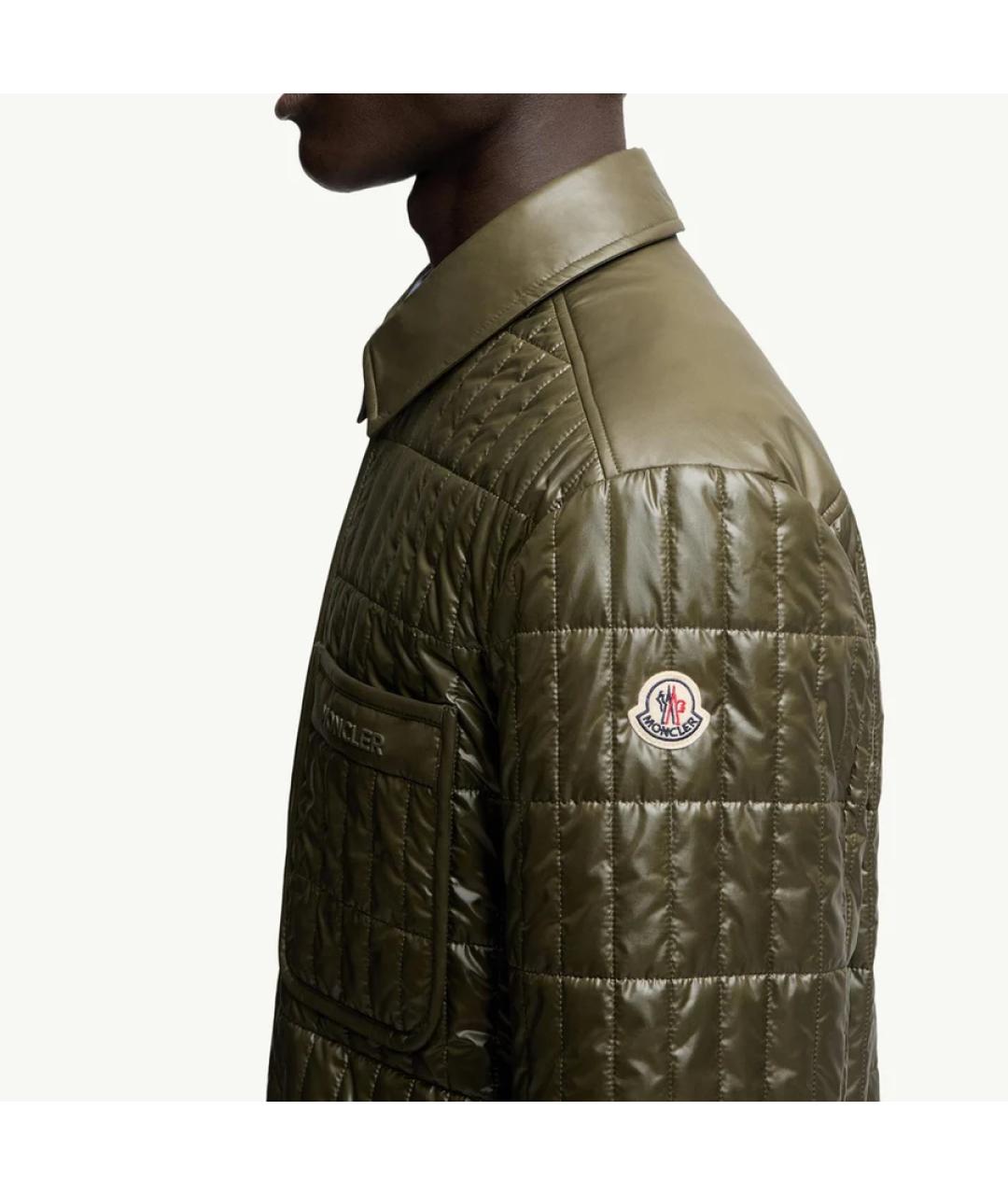 MONCLER Зеленая куртка, фото 2