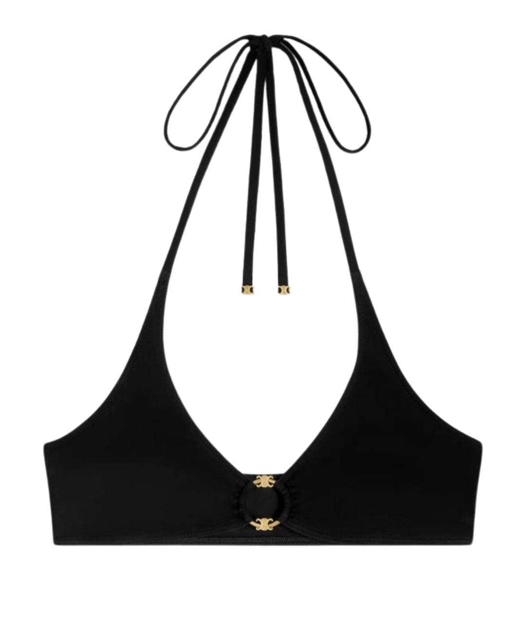 CELINE Черный полиамидовый купальник, фото 1