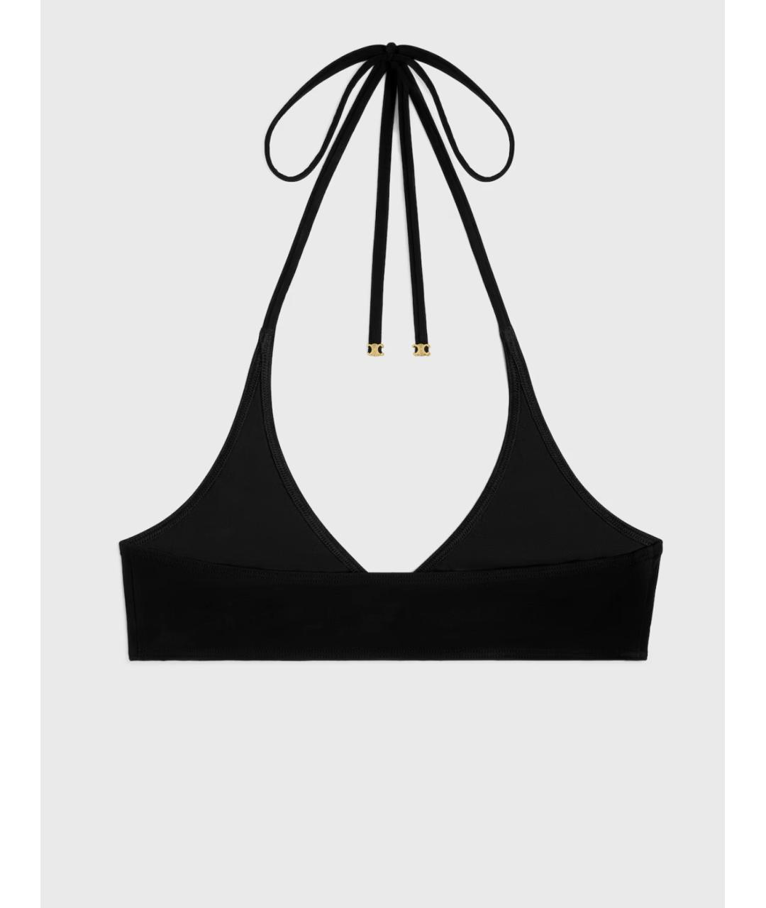 CELINE Черный полиамидовый купальник, фото 2