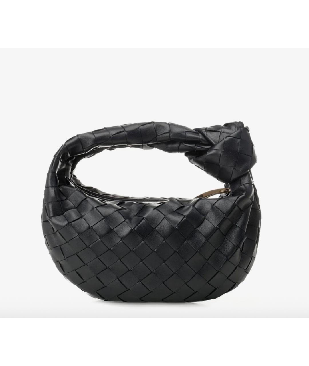 BOTTEGA VENETA Темно-синяя кожаная сумка через плечо, фото 2