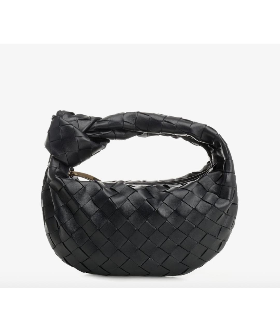 BOTTEGA VENETA Темно-синяя кожаная сумка через плечо, фото 5