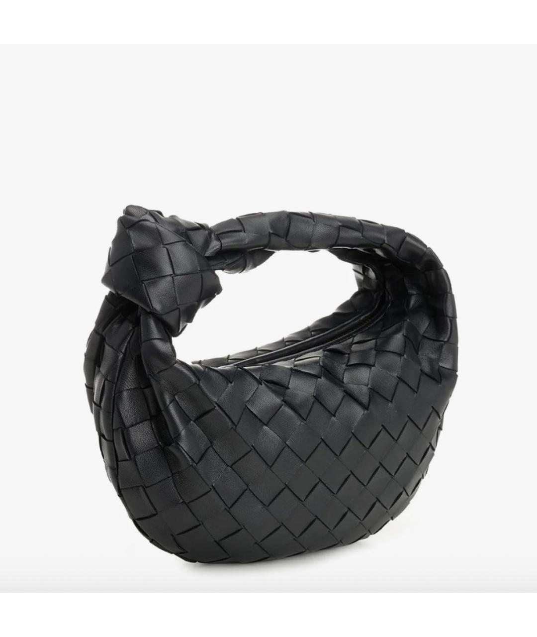 BOTTEGA VENETA Темно-синяя кожаная сумка через плечо, фото 3