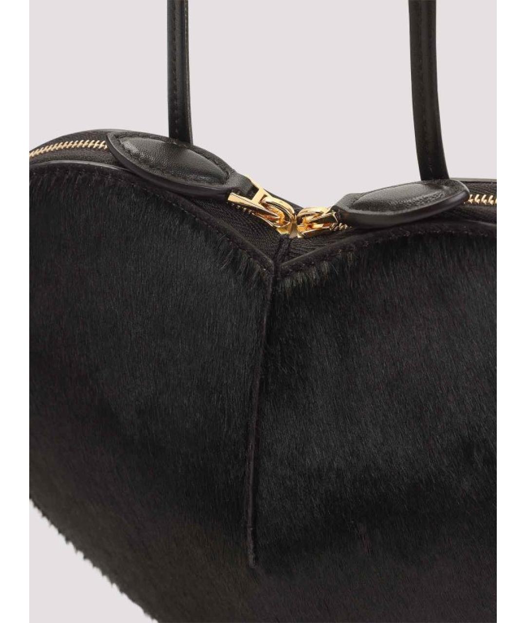 ALAIA Коричневая меховая сумка через плечо, фото 3