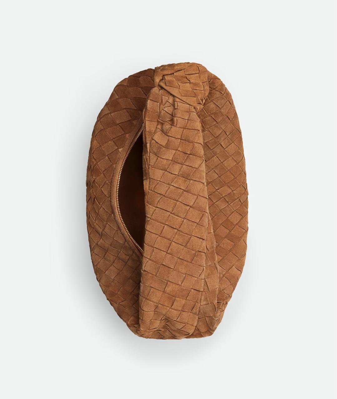 BOTTEGA VENETA Коричневая замшевая сумка через плечо, фото 3