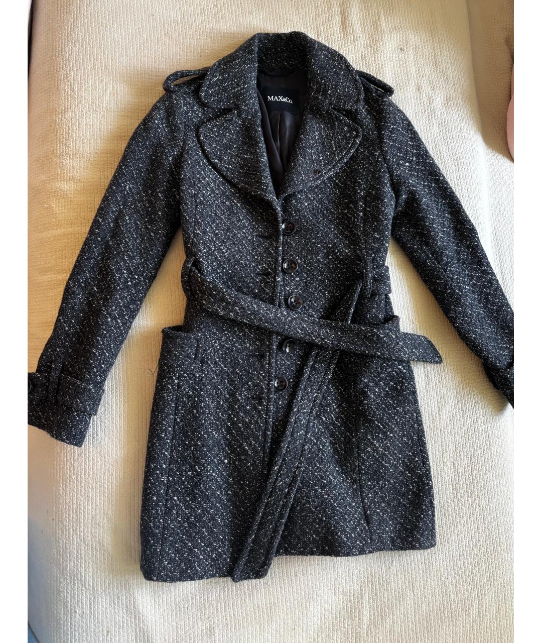 MAX MARA Коричневое шерстяное пальто, фото 9