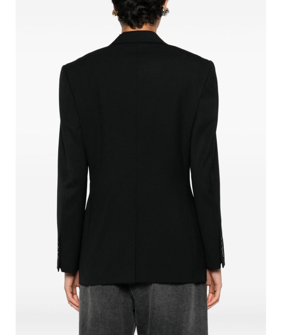 BALENCIAGA Черный шерстяной жакет/пиджак, фото 5