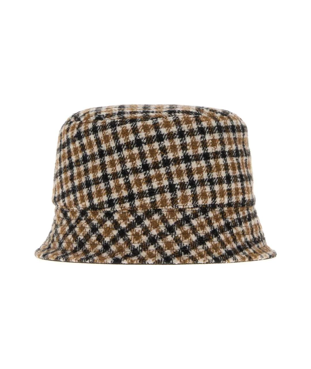 MONCLER Коричневая шерстяная панама, фото 2