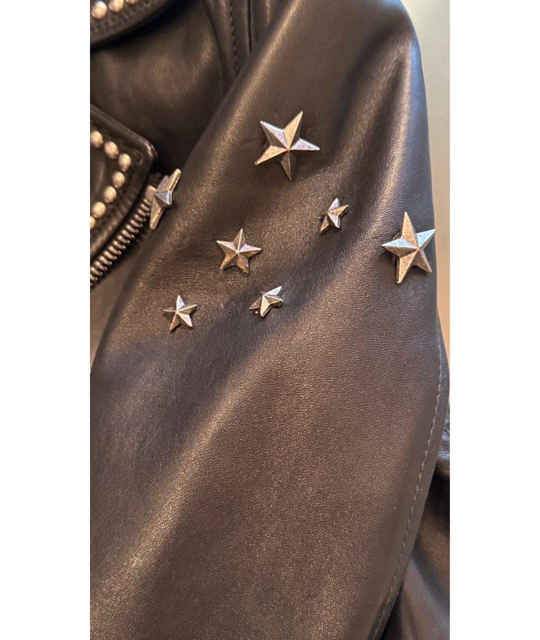 SAINT LAURENT Черная кожаная куртка, фото 5