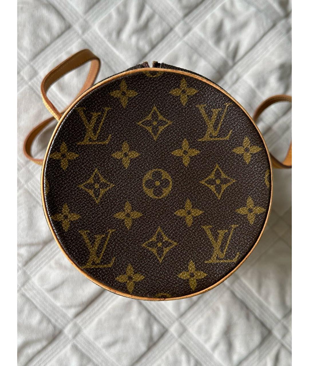 LOUIS VUITTON Коричневая сумка с короткими ручками, фото 7