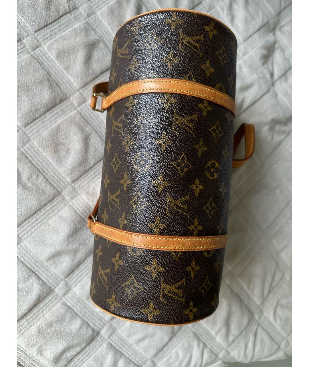 LOUIS VUITTON Коричневая сумка с короткими ручками, фото 5