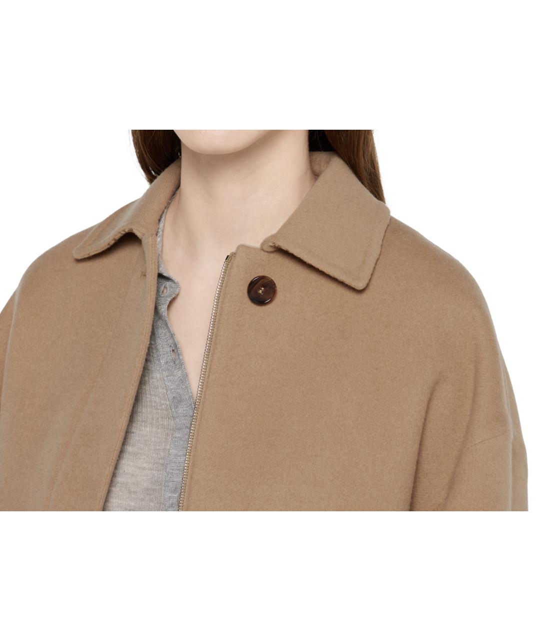 GUCCI Бежевая шерстяная куртка, фото 4