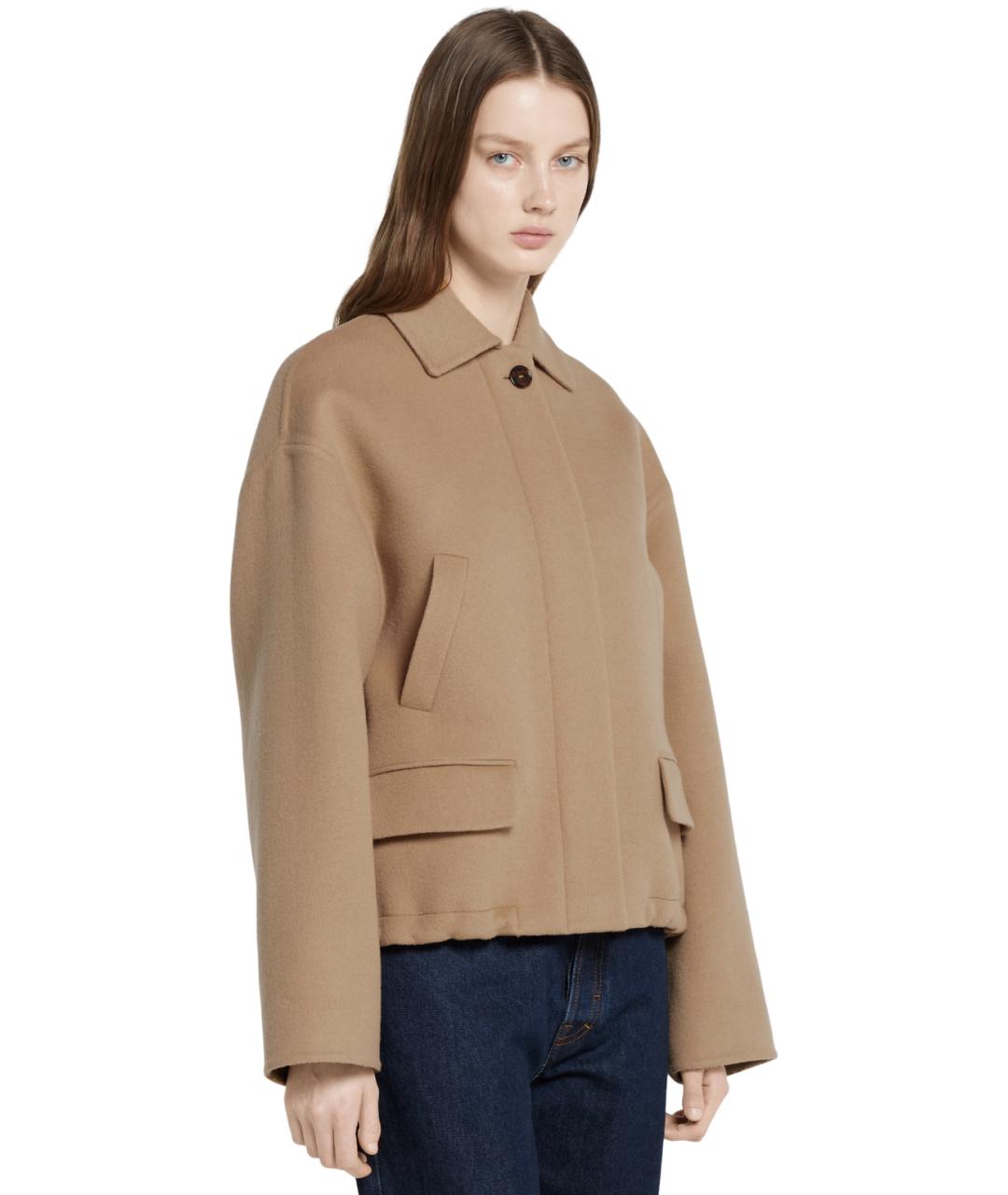 GUCCI Бежевая шерстяная куртка, фото 3