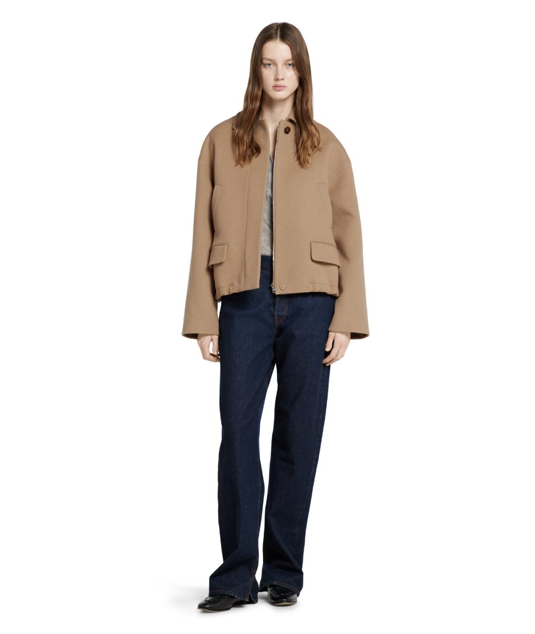 GUCCI Бежевая шерстяная куртка, фото 2