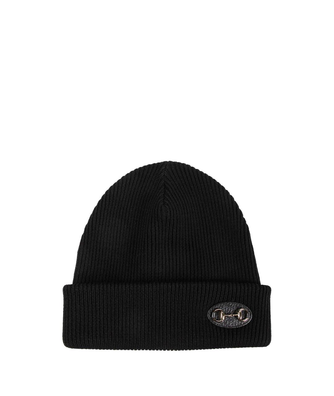 GUCCI Черная хлопковая кепка, фото 1