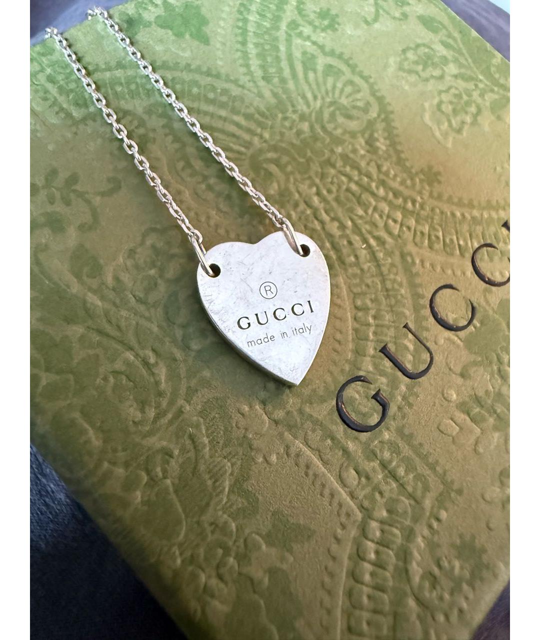 GUCCI Серебрянный серебряный браслет, фото 2