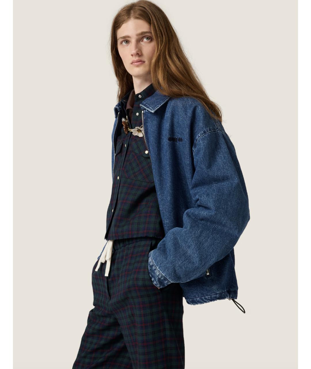 MIU MIU Мульти шерстяная рубашка, фото 4