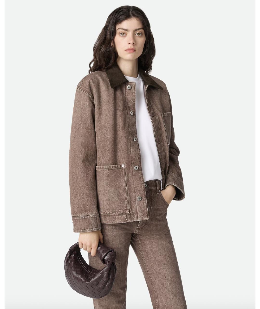 BOTTEGA VENETA Бордовая кожаная сумка через плечо, фото 2