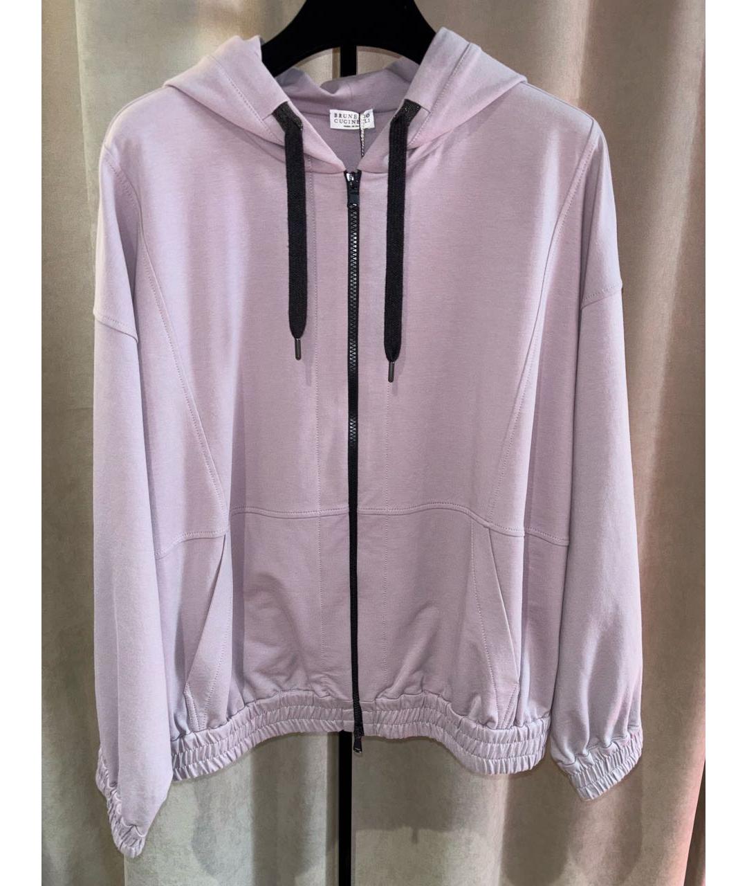 BRUNELLO CUCINELLI Фиолетовый хлопко-эластановый спортивные костюмы, фото 9