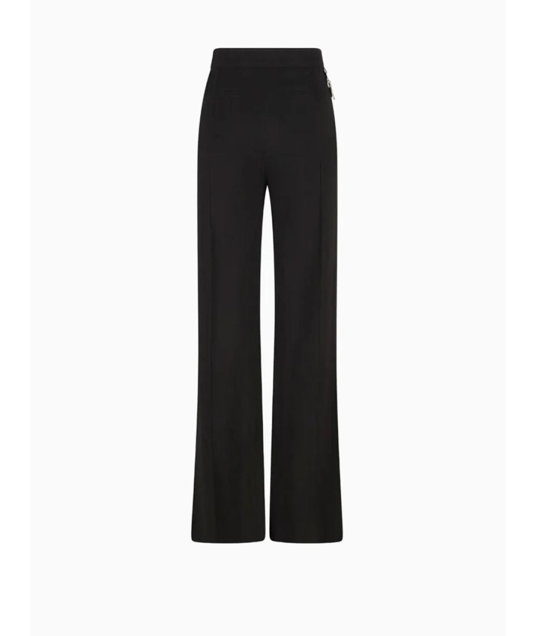 CHLOE Черные хлопко-эластановые брюки узкие, фото 2