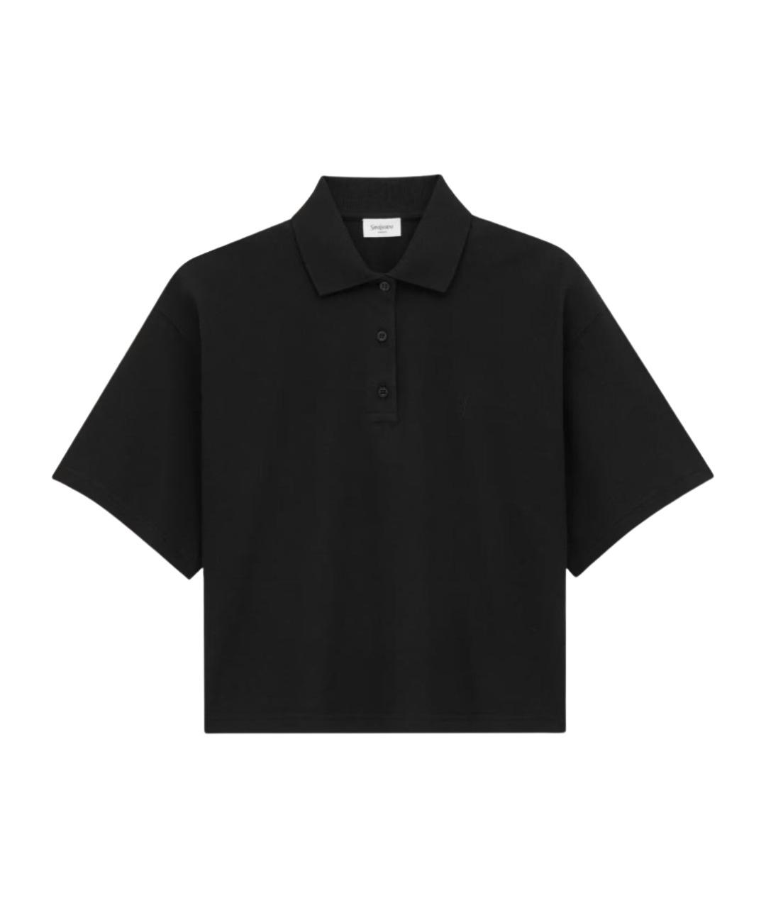 SAINT LAURENT Черная футболка, фото 1