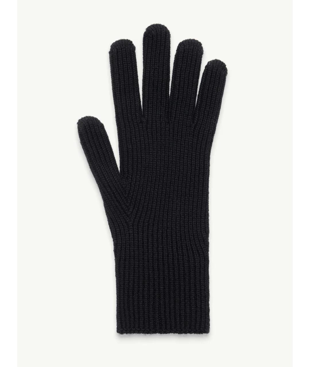 MONCLER Черные перчатки, фото 3