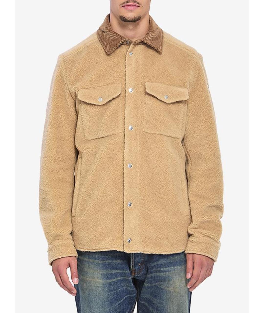 MONCLER Бежевая кэжуал рубашка, фото 2