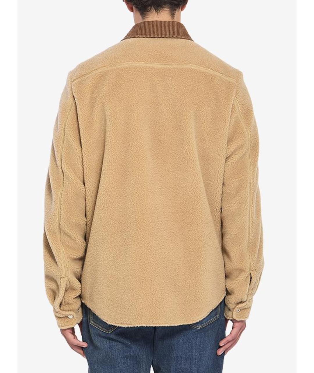 MONCLER Бежевая кэжуал рубашка, фото 3