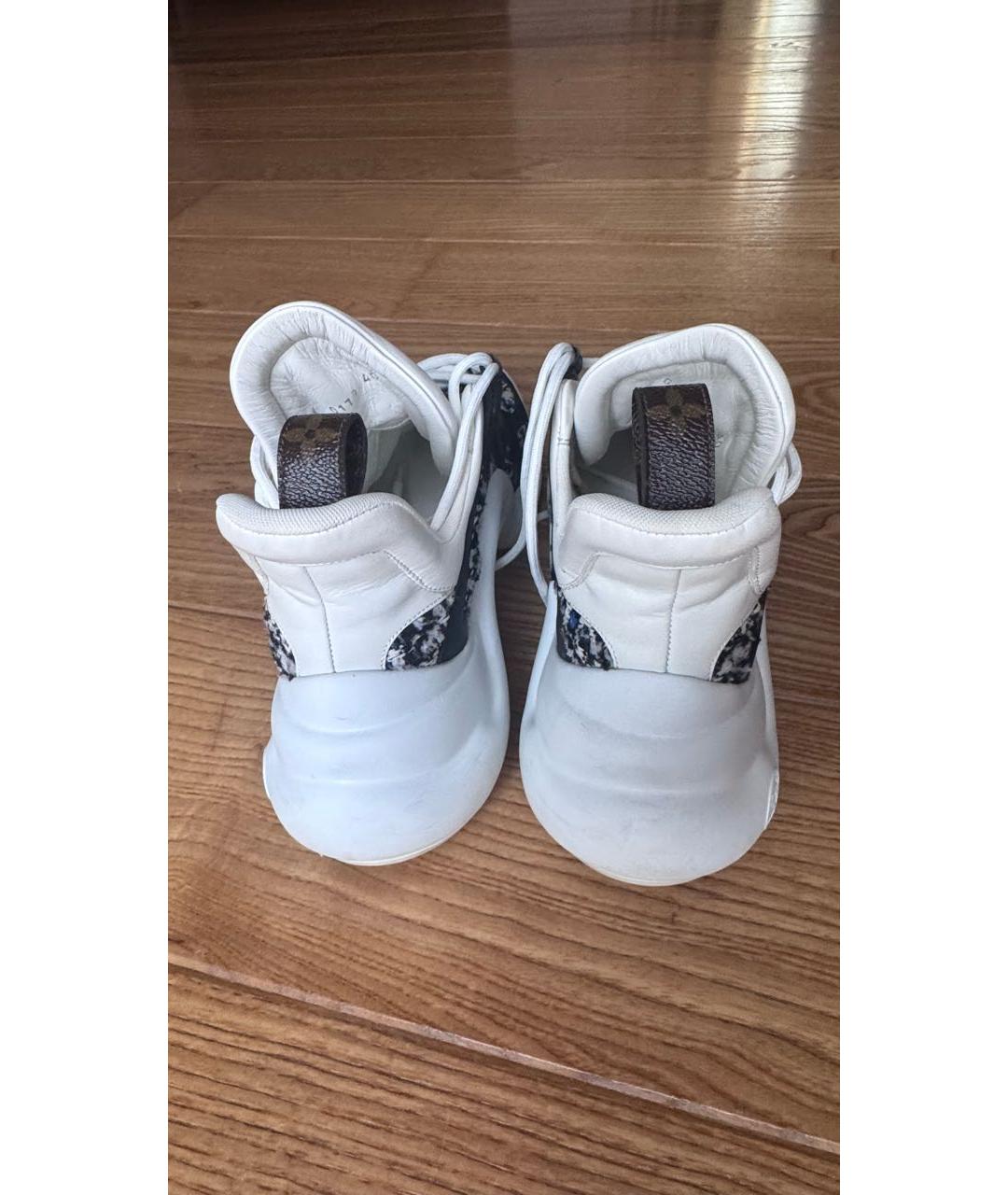 LOUIS VUITTON Мульти текстильные кроссовки, фото 4